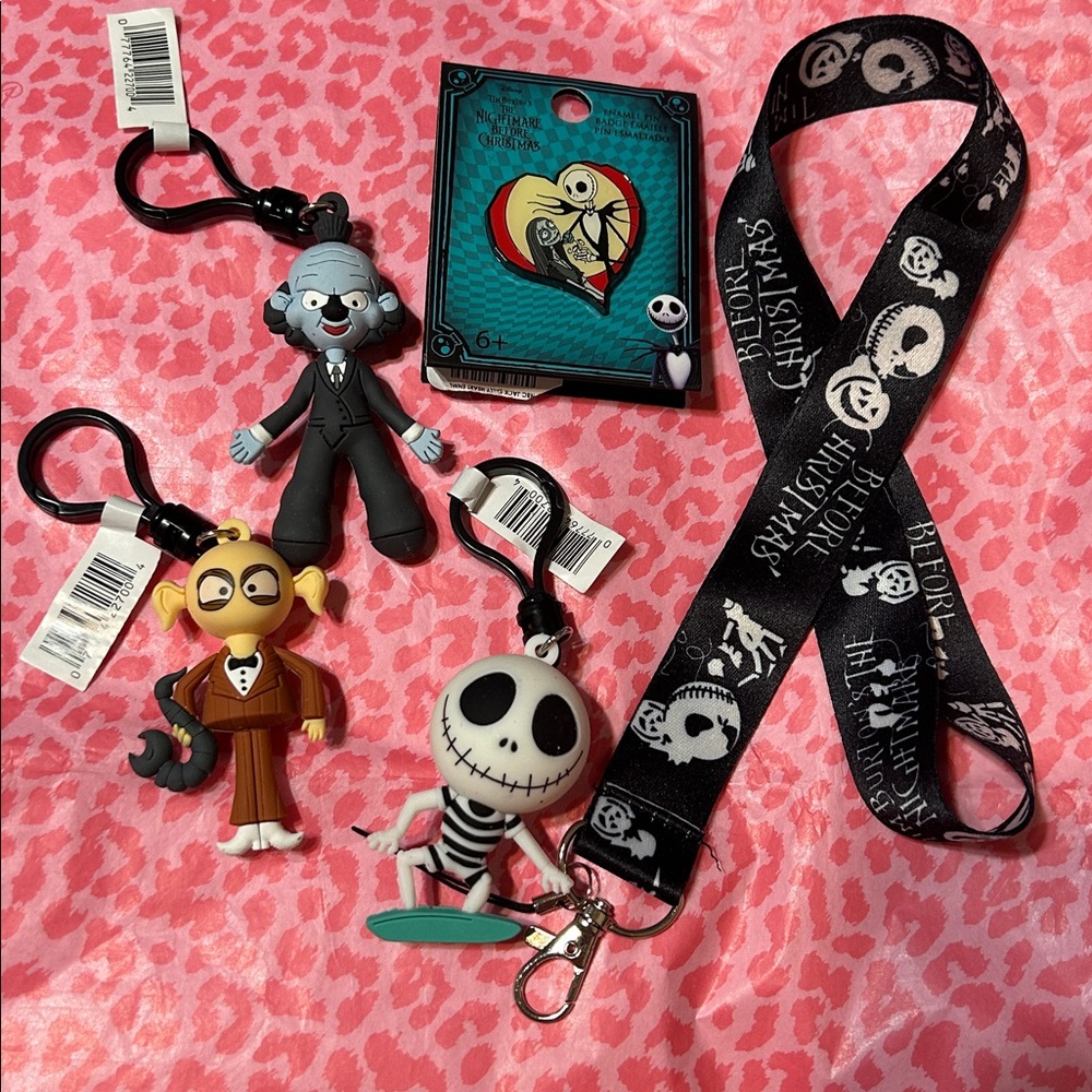 Character Keychain Set - Multicolor